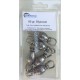 80 grammes Lead / stainless steel - pack of 5